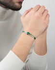 Green Soho Cord Bracelet