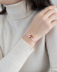 Red Soho Cord Bracelet