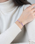 Mini Golden Soho Diamond Cord Bracelet