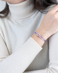 Silver Soho Diamond Cord Bracelet