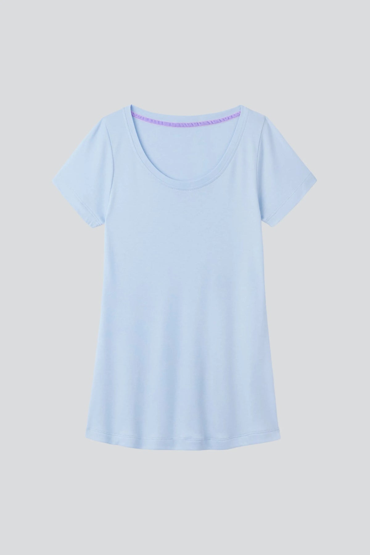Scoop Neck Cotton Modal T-Shirt
