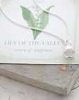 Lily Of The Valley Flower Silver Charm