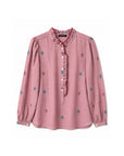 nina blouse | blush jamdani