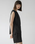 Linen Pyjama Set in Black