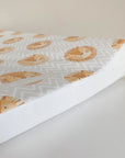Anti-Roll Wedge Changing Mat - Lion Print