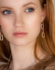 Elegant Metropolitan Longing Earrings – Silver & Gemstone by MyaMoon at www.brixbailey.com