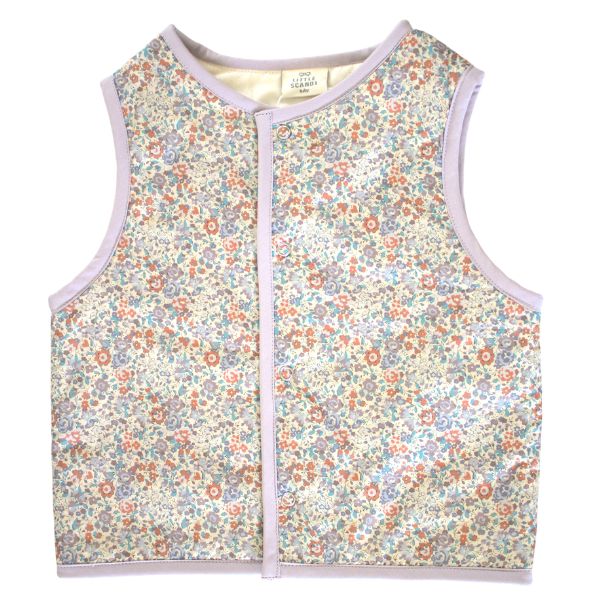 Kids Stylish Vest - Geranium Garden