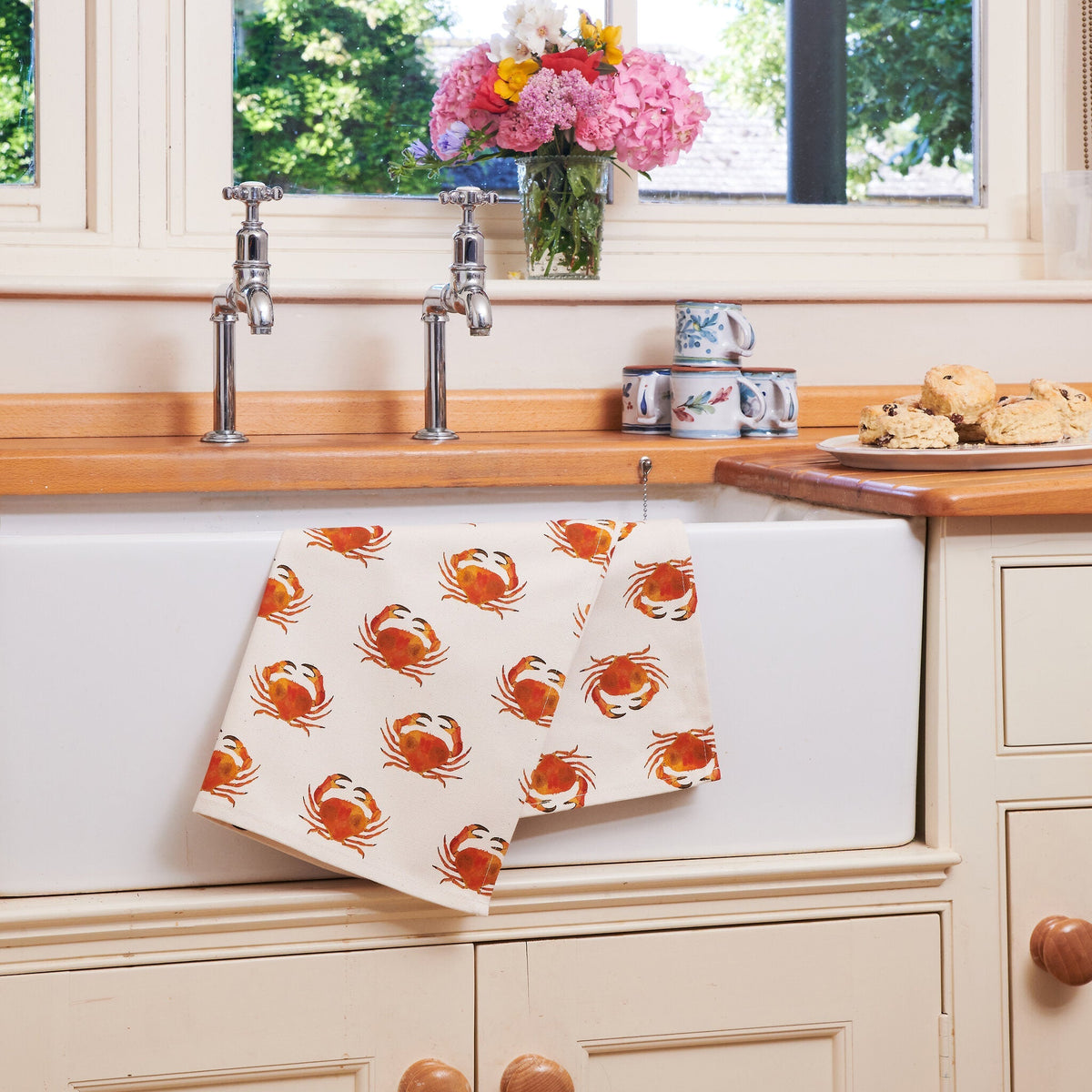 Tea Towels - Crab