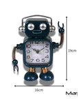 Lomita Desk Robot Clock Freestanding