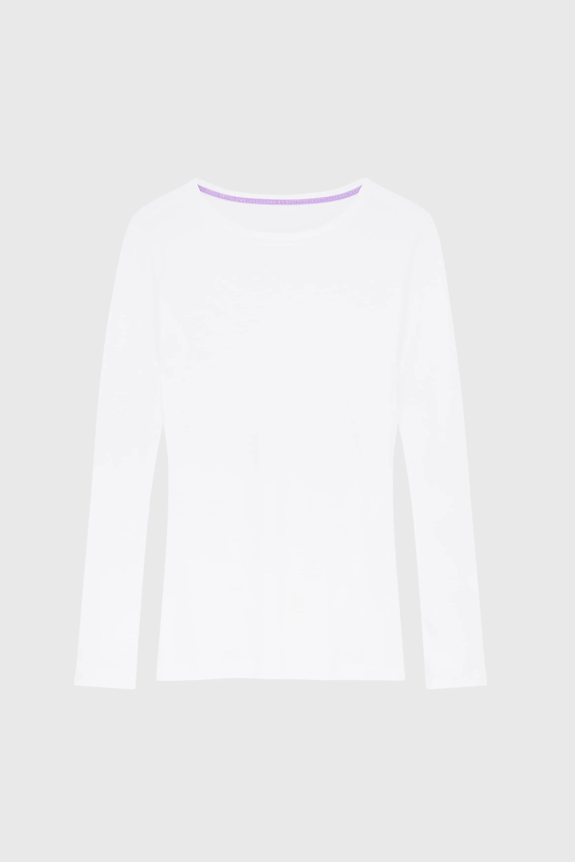 Long Sleeve Crew Neck Cotton Modal T-shirt