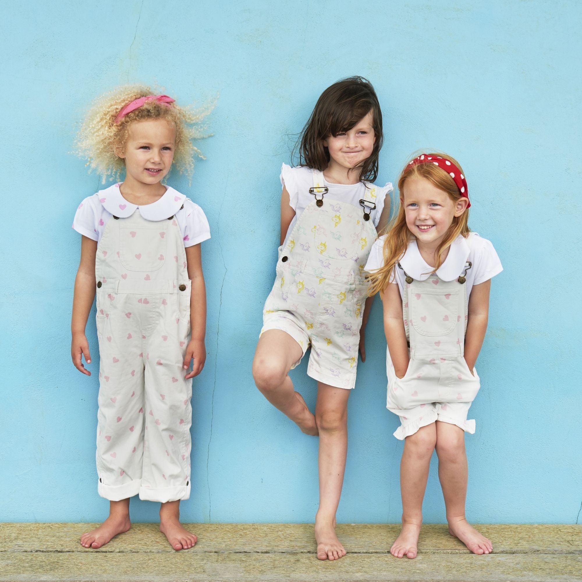 Love Heart Dungarees
