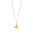 Love Heart Necklace in Gold Finish