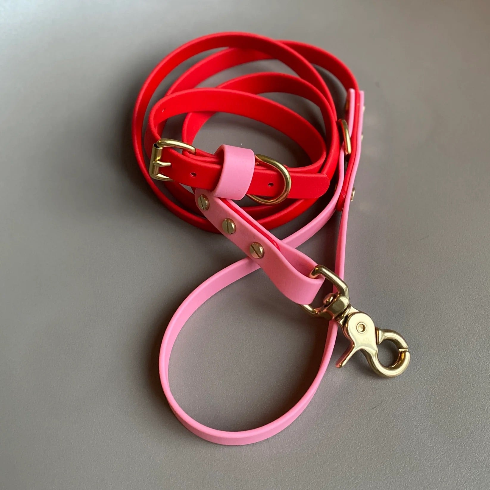 Love Red &amp; Pink Colour Block Lead