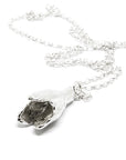 Handcrafted SPRING Snowdrop Silver Necklace – Nature Inspired by Agnes Veski Jewellery at www.brixbailey.com