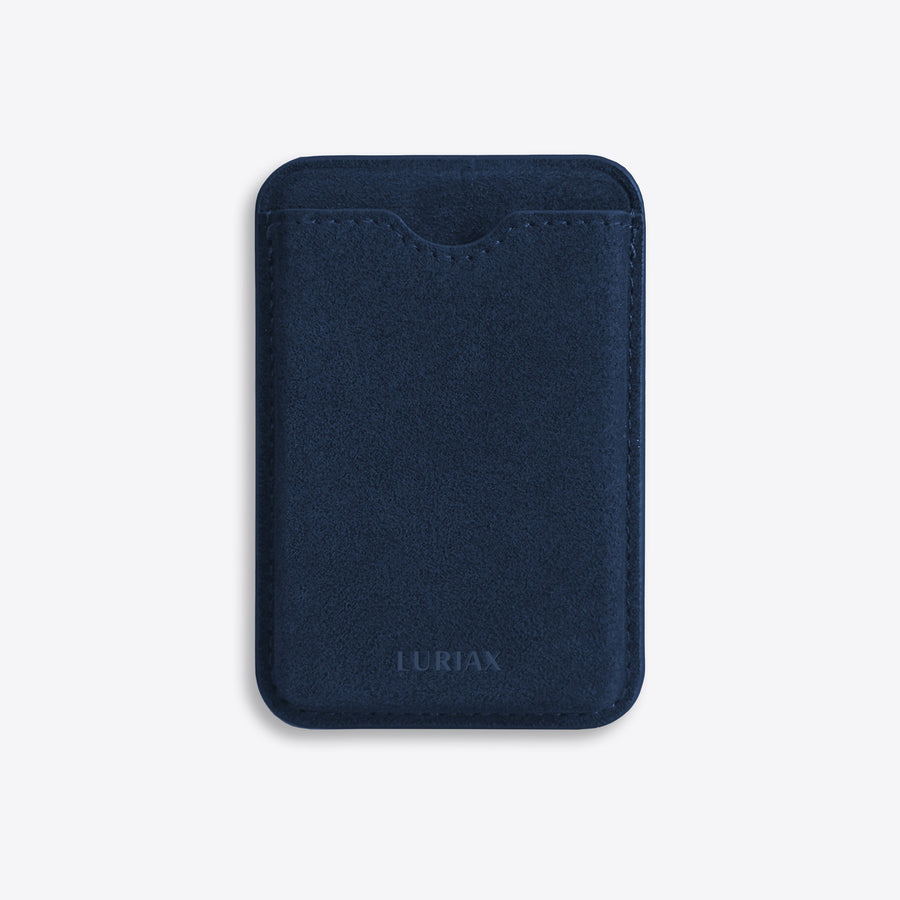Premium Alcantara® Italian Fabric Wallet - Holds 3 Cards, Stain & Scratch Resistant, Waterproof, MagSafe Compatible for iPhone 12-15 by Luriax at brixbailey.com