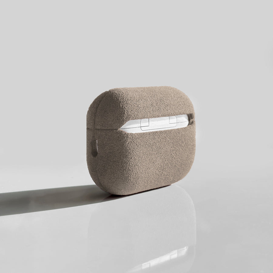 Premium Alcantara AirPods Case – Shock-Absorbing, Stylish & MagSafe Compatible by Luriax at brixbailey.com