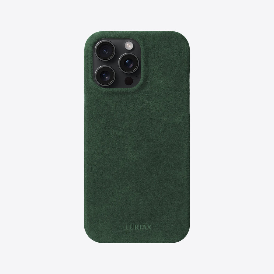 Luxury Alcantara iPhone Case – Slim, Protective & MagSafe Compatible | Italian Craftsmanship by Luriax at brixbailey.com