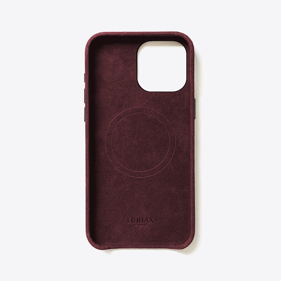 Luxury Alcantara iPhone Case - Elegant, Shock-Absorbing & MagSafe Compatible by Luriax at brixbailey.com