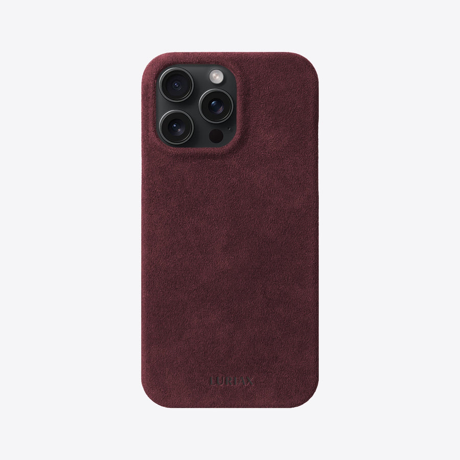 Luxury Alcantara iPhone Case - Slim, Protective & MagSafe Compatible by Luriax at brixbailey.com
