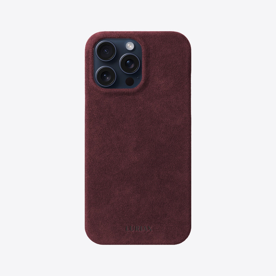 Luxury Italian Alcantara iPhone Case - Slim, Protective & MagSafe Compatible by Luriax at brixbailey.com