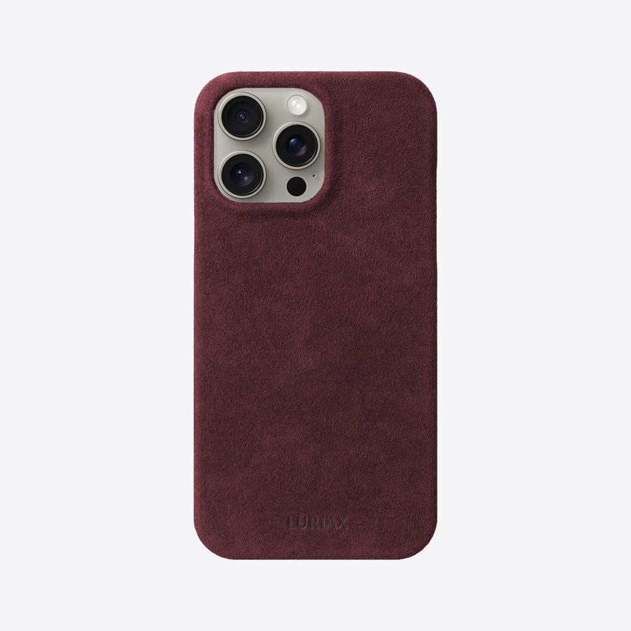 Luxurious Alcantara Sport iPhone Case - Slim, Protective & MagSafe Compatible by Luriax at brixbailey.com