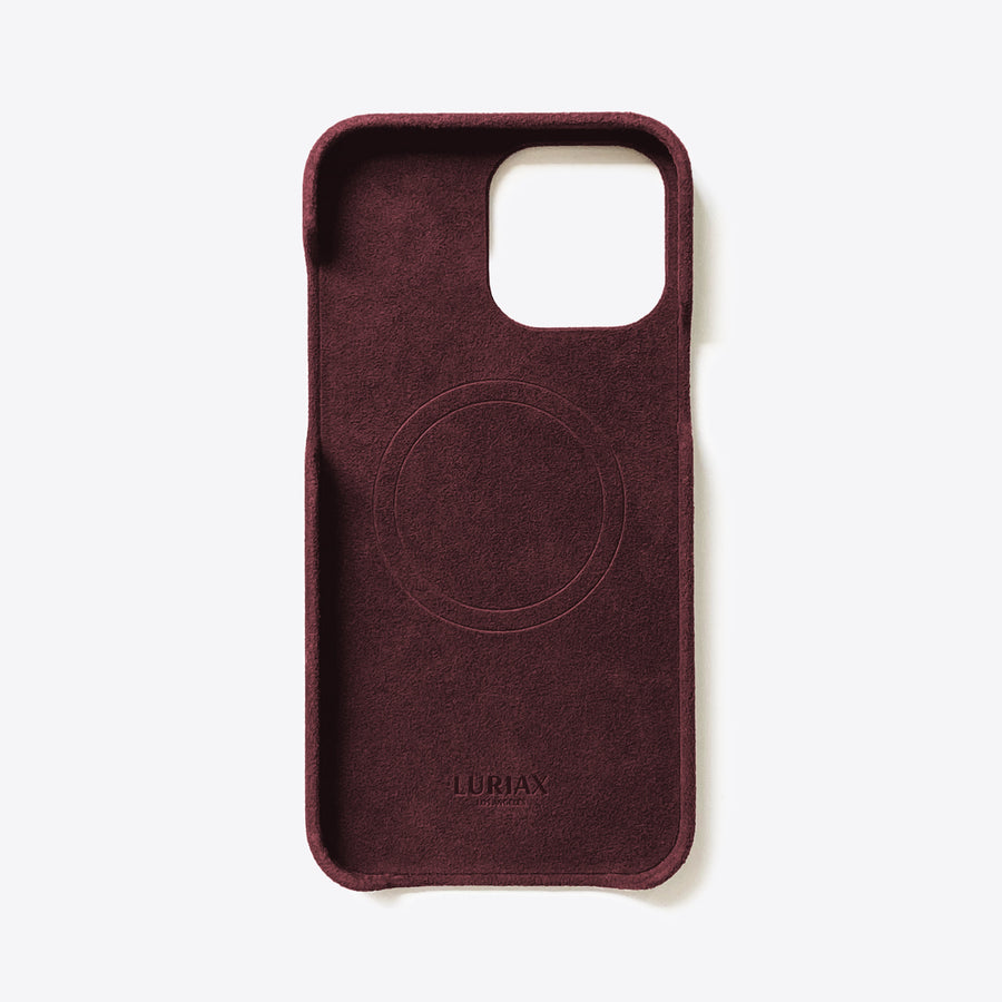 Luxurious Italian Alcantara iPhone Case - Slim, Protective & MagSafe Compatible by Luriax at brixbailey.com
