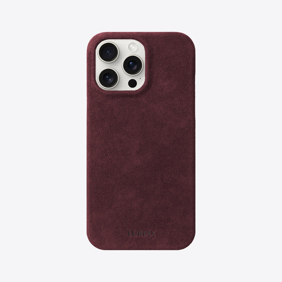 Luxurious Alcantara Sport iPhone Case - Slim, Protective & MagSafe Compatible by Luriax at brixbailey.com