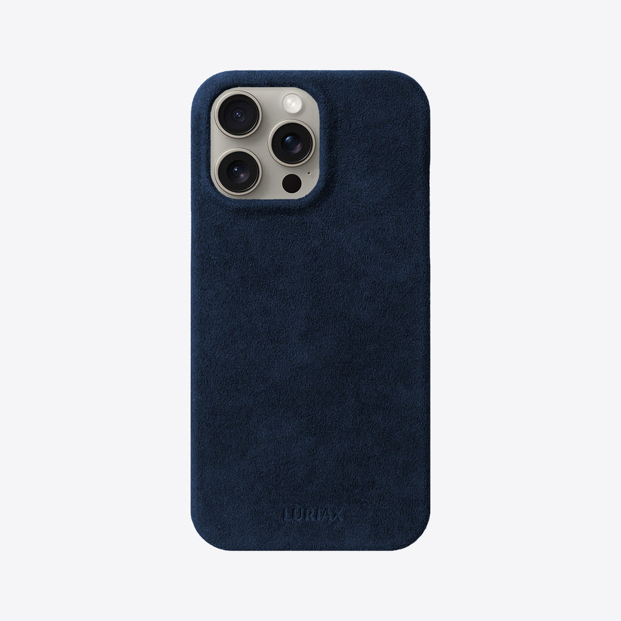Luxurious Italian Alcantara iPhone Case - Slim, Protective & MagSafe Compatible by Luriax at brixbailey.com