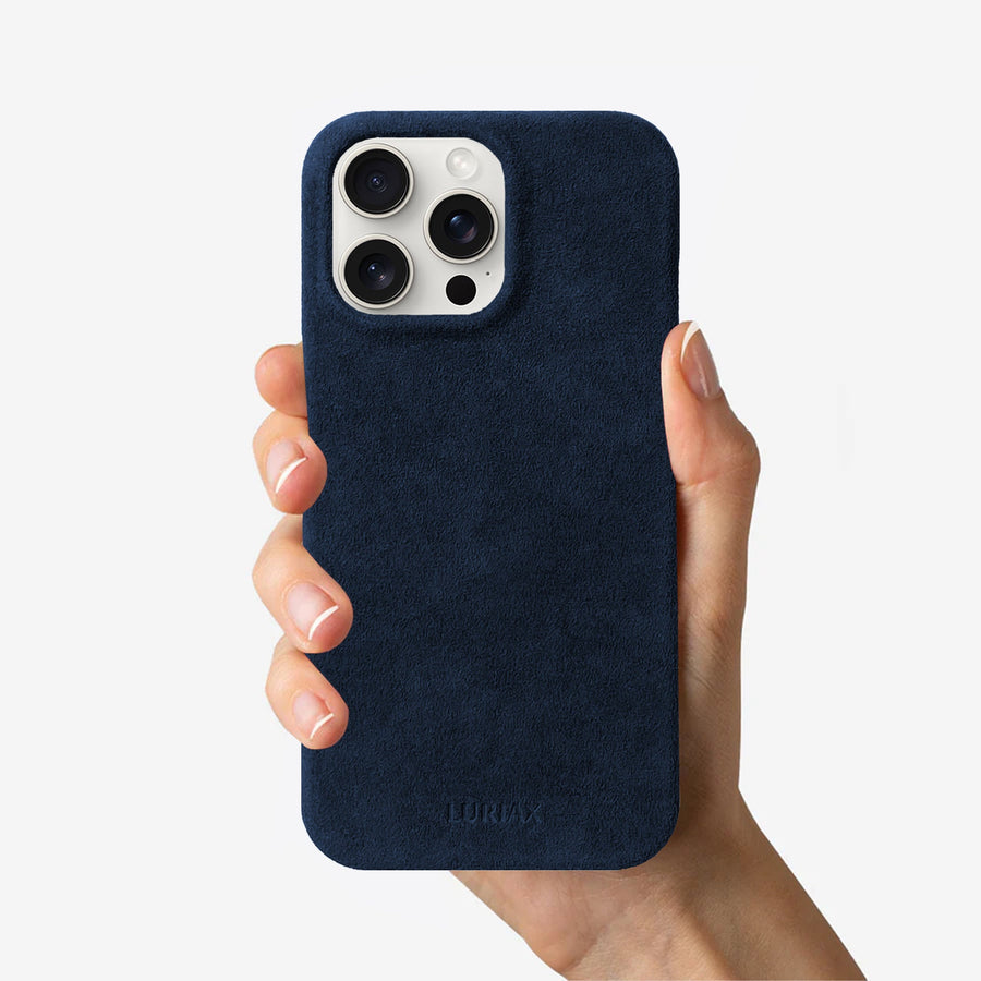 Luxury Alcantara Sport iPhone Case - Slim, Protective & MagSafe Compatible by Luriax at brixbailey.com