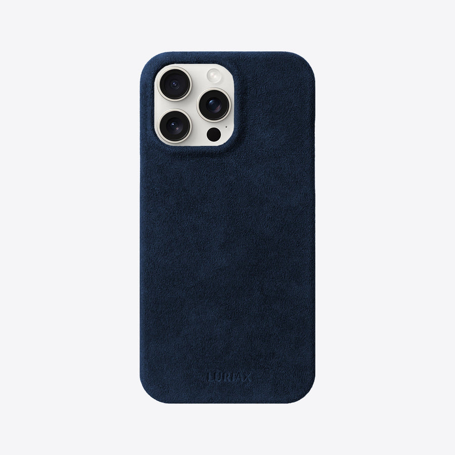 Luxury Italian Alcantara iPhone Case - Slim, Protective & MagSafe Compatible by Luriax at brixbailey.com