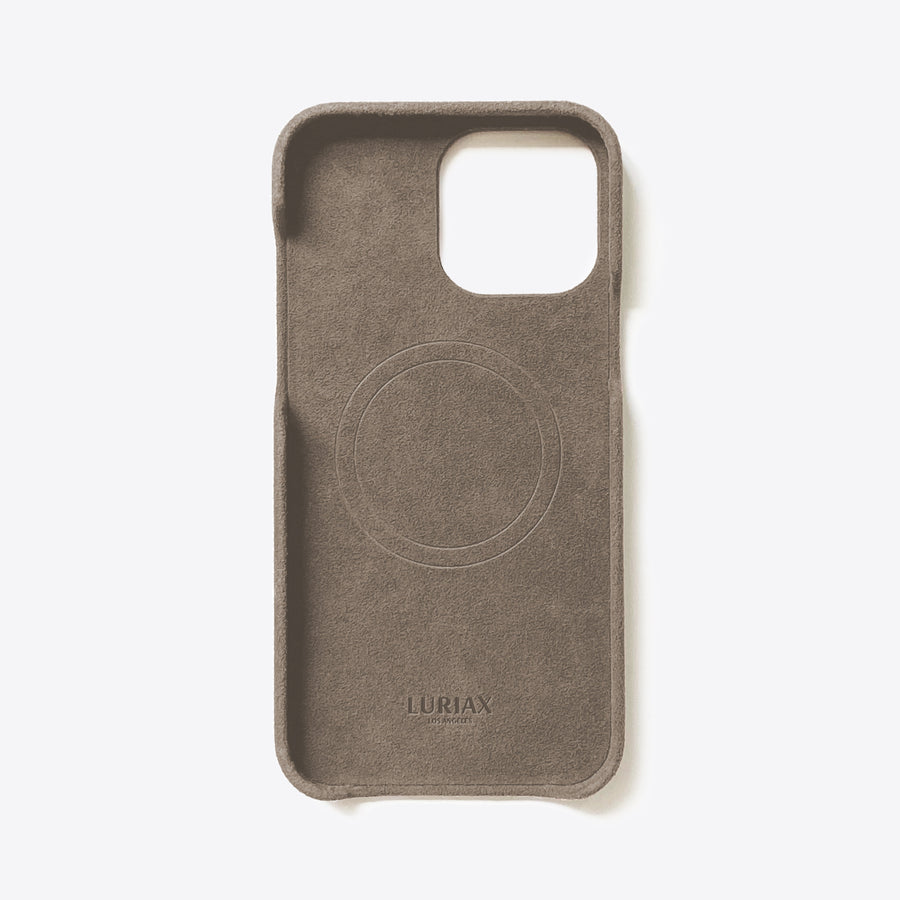 Luxury Alcantara iPhone Case – Slim, Protective & MagSafe Compatible by Luriax at brixbailey.com
