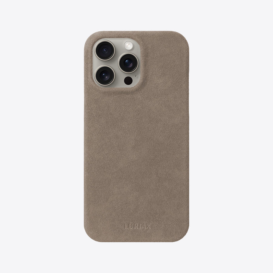 Luxurious Alcantara Sport iPhone Case - Slim, Protective & MagSafe Compatible by Luriax at brixbailey.com