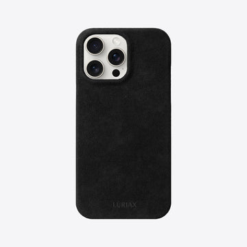 Luxurious Italian Alcantara iPhone Case - Slim, Protective & MagSafe Compatible by Luriax at brixbailey.com