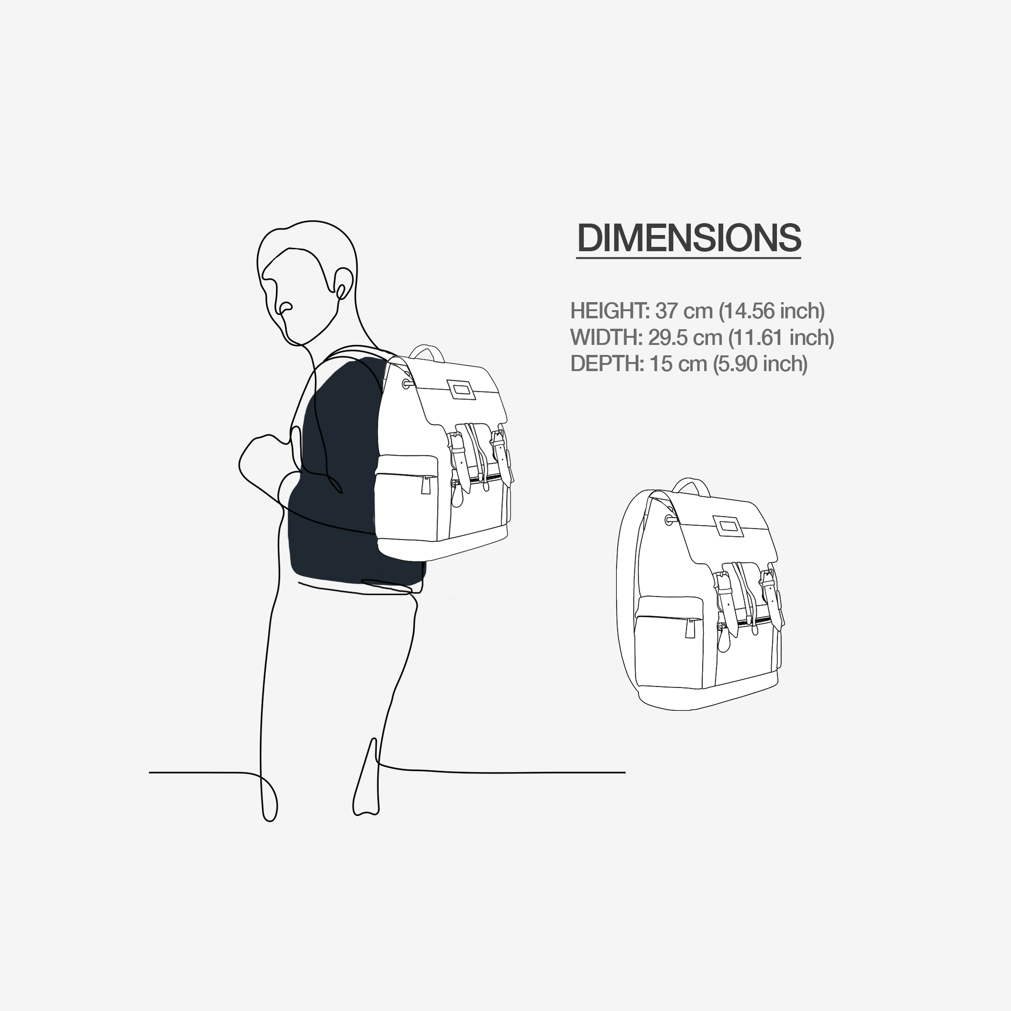 Luxury Vegan Backpack ZEBRA GOLD EDGE – BYMANYC ® New York-4