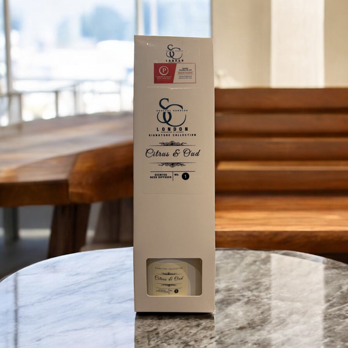 Citrus &amp; Oud – Reed Diffuser (100ml)