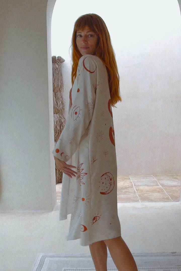 Royal Robe Kimono in Dalaman Dreamer Silk