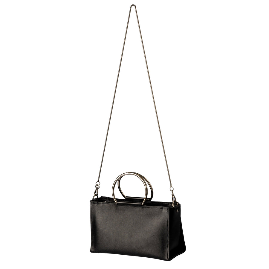 Genuine Leather Crossbody Bag with Adjustable Strap