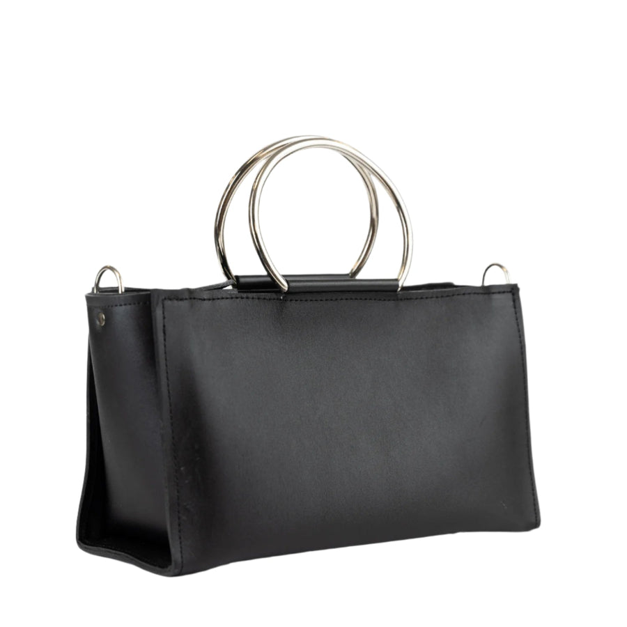 Genuine Leather Crossbody Bag with Adjustable Strap