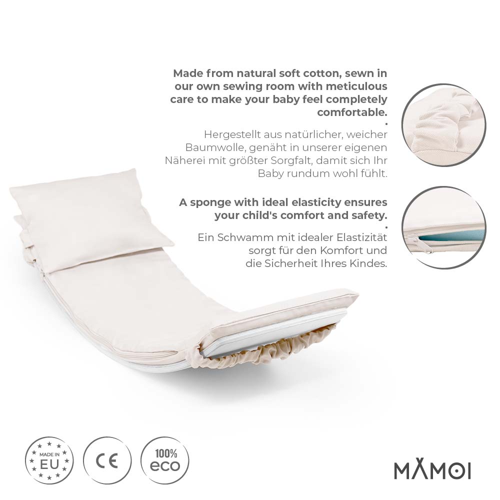 MAMOI® Balance Board Kissen | Balance Board Matte | Balance Board Material | Kissen für Balance Board | CE | 100% ECO | Made in EU-1
