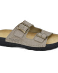 Meeliku Leather Sandals - Grey