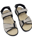 Liiva Women's Leather Sandals - Grey