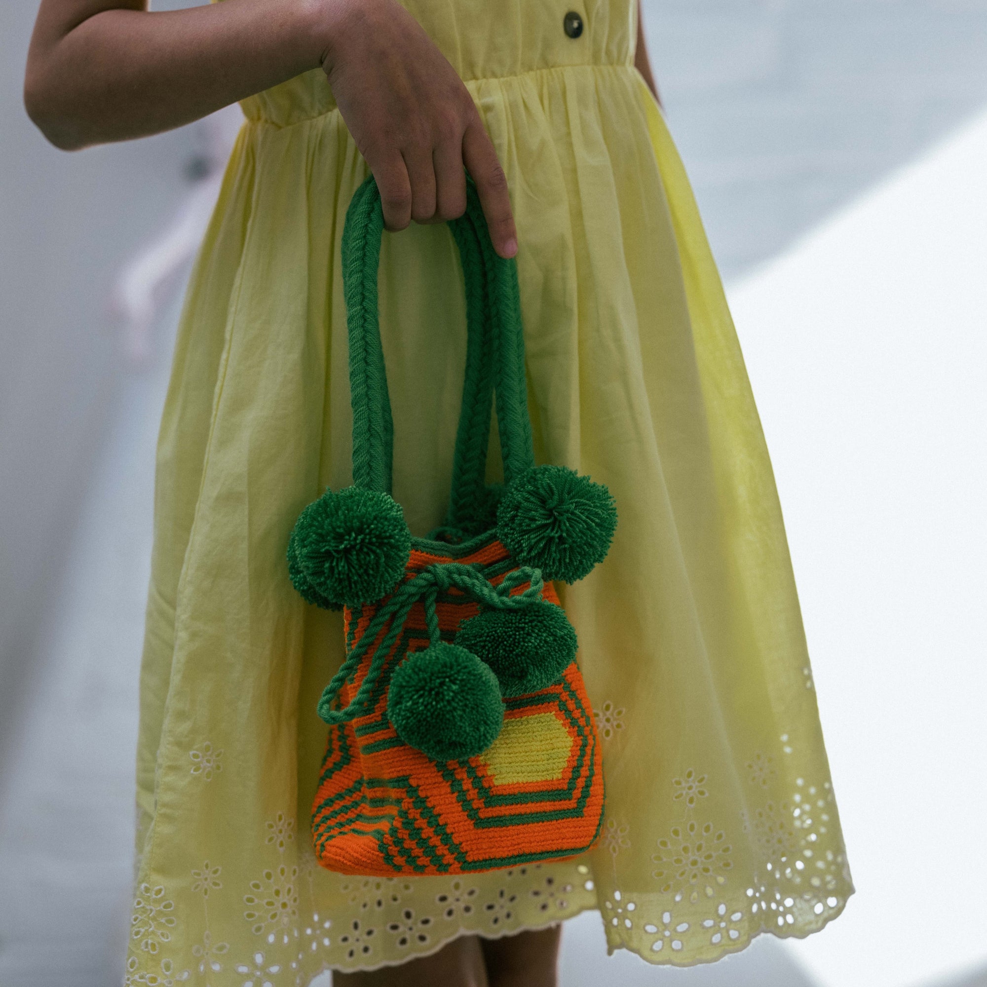 Mini Mochila Bucket Bag With Patterns