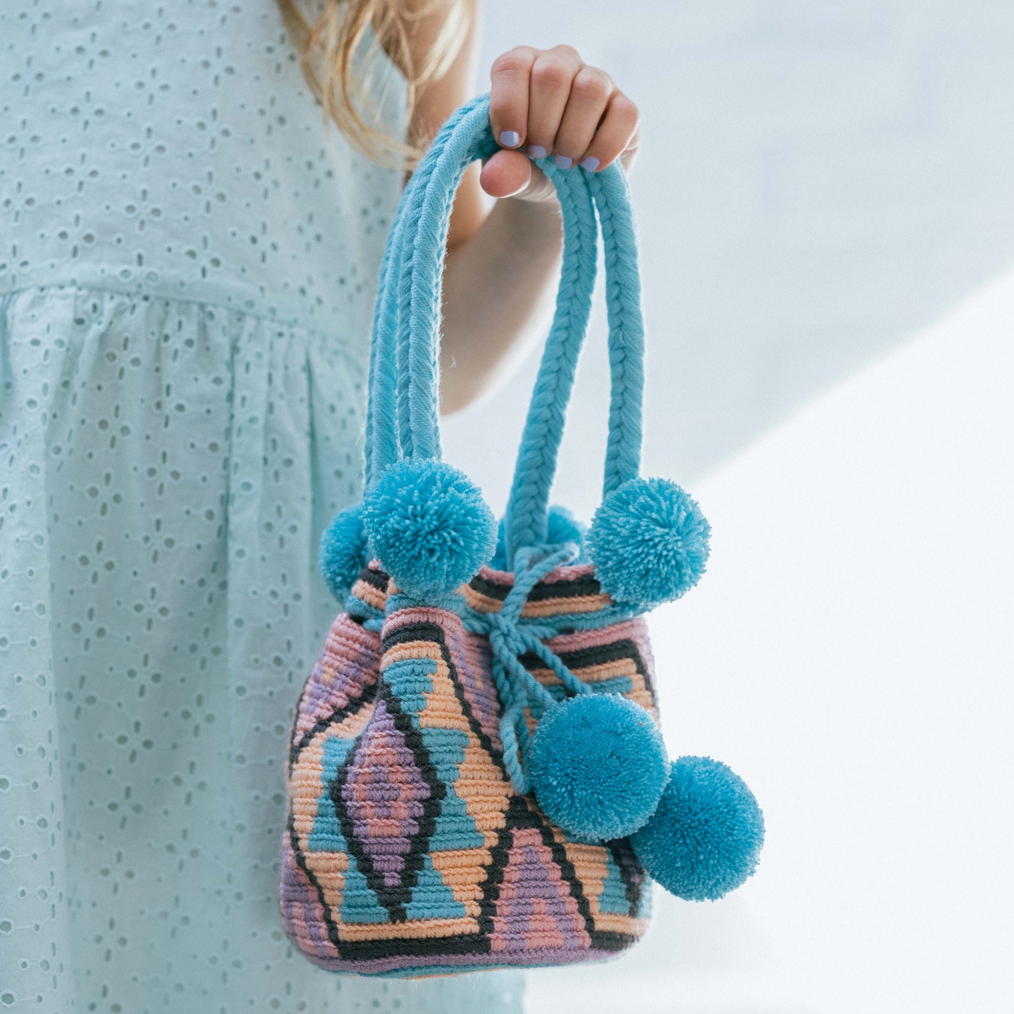 Mini Mochila Bucket Bag With Patterns