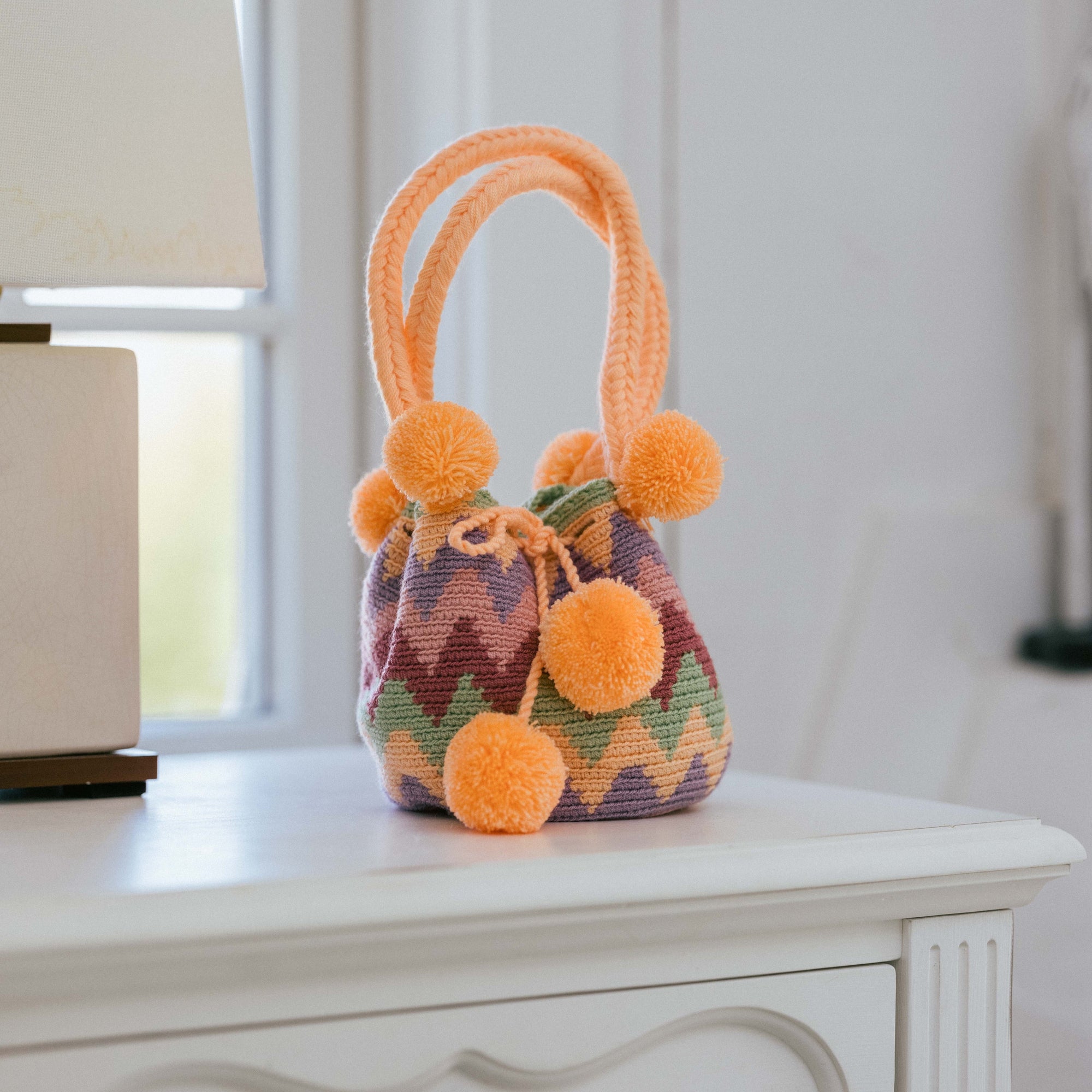 Mini Mochila Bucket Bag With Patterns