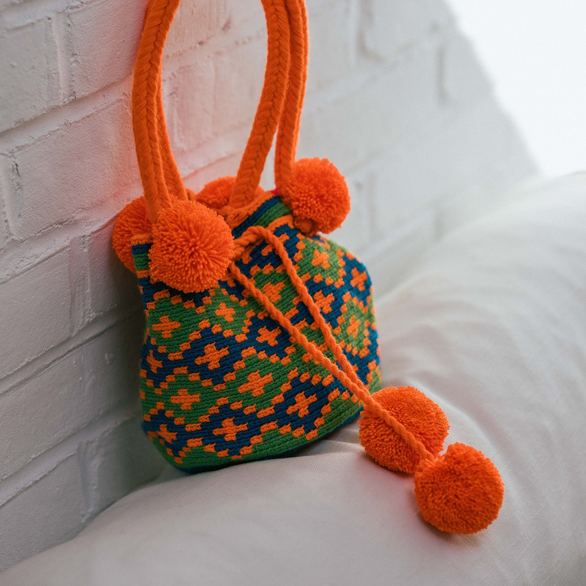 Mini Mochila Bucket Bag With Patterns