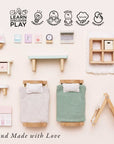 Wooden Dolls House Child's Bedroom Furniture