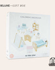 Wooden Dolls House Child's Bedroom Furniture