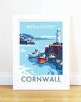 Mevagissey Harbour Cornwall Print