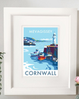 Mevagissey Harbour Cornwall Print