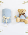 NEW BABY BLANKET AND TEDDY